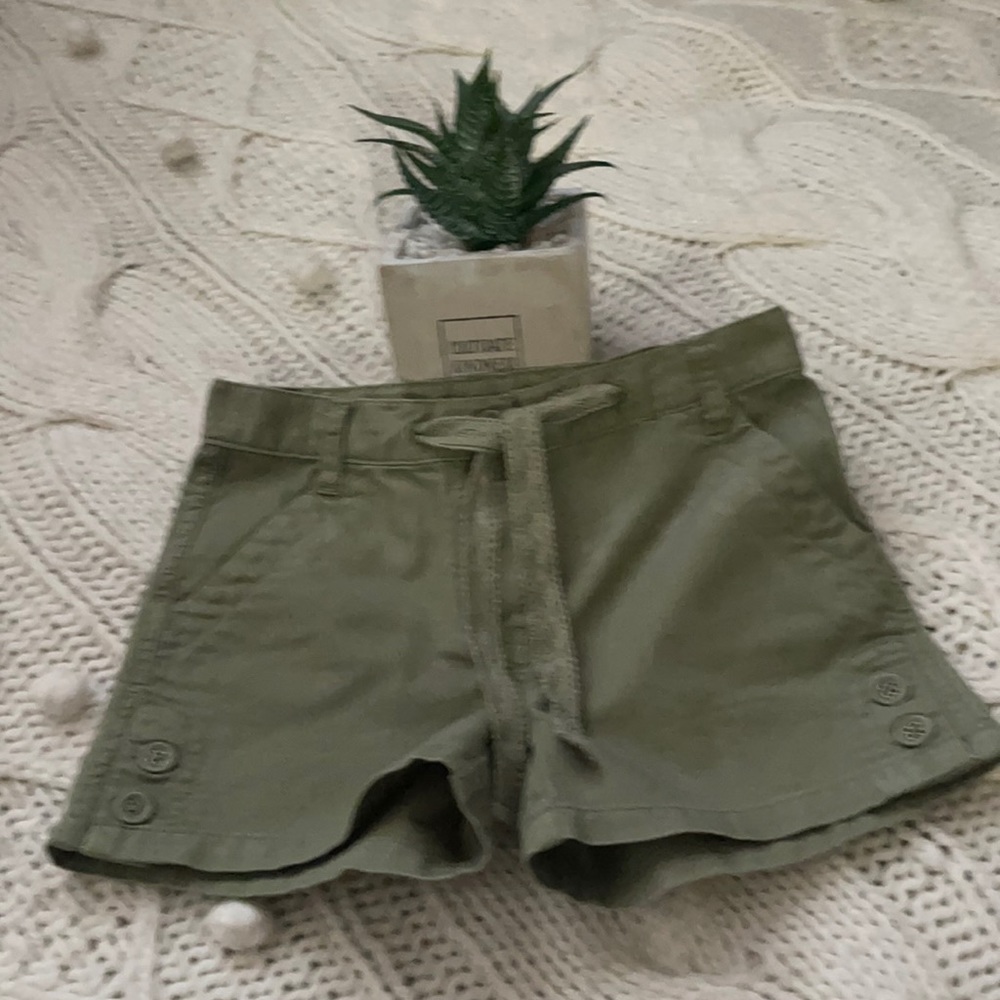 Janie and Jack Sage Green Shorts.